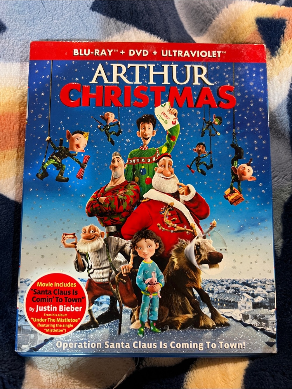 Arthur Christmas (Blu-ray / DVD) In Box Sleeve z30